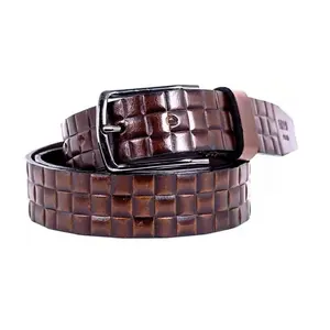 Genuine Leather Belts Men's CROCO PRINTED