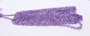 Perles en améthyste naturelle africaine facettées en forme de goutte d'eau 5x7 à 7x9MM, perles en pierre précieuse d'améthyste, brin de 16 pouces - Product Image 4
