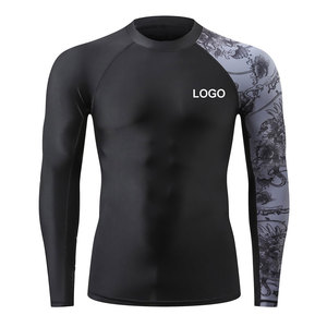 Nouvelle tenue de compression imprimée, rashguard personnalisé à bas prix, rashguard de haute qualité pour hommes, logo personnalisé, manches longues, sports MMA - Product Image 4