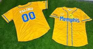 Camiseta de Béisbol Sublimada Memphis League HDL 2026, Precio al por Mayor, Camiseta de Béisbol con Botones, Camiseta de Béisbol OEM - Product Image 6