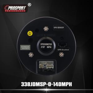 Nouveau pour le compteur de vitesse japonais 85 mm 0-140 MPH, lunette en aluminium, double vision, avertissement pour voiture universelle - Product Image 5