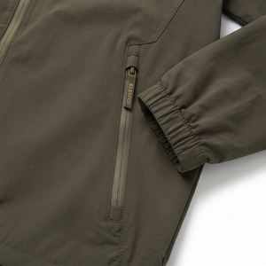 Casual Outerwear <b>Windbreaker</b> Jackets Men Waterproof Hooded Jackets Unisex 100% Nylon Wind Breaker Zipper Hoodie - Product Image 5
