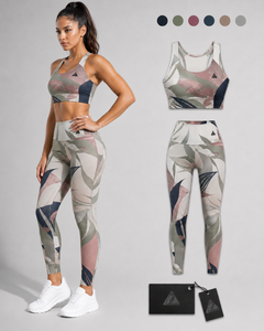 Leggings de sport réversibles personnalisés, légers, écologiques, sans coutures, respirants, extensibles, à taille haute et très élastiques - Product Image 3