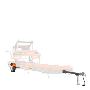 Kit Combo Mobilità per Segheria PSM27 PSM30, Inclusi Assi a Torsione in Gomma, Ruote di Bloccaggio Testa Sega, Parafanghi e Cablaggio TMG PSM27 - Product Image 2