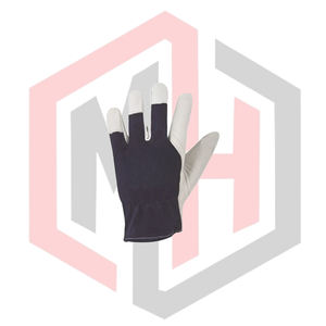 Gants de protection pour mécaniciens 2026 en cuir croûte personnalisés, anti-vibration, antidérapants, anti-coupure, avec manchette tricotée, 4 mil - Product Image 3