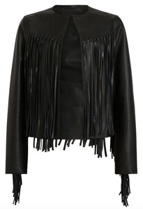 Latest Design Fashionable Fringe Leather <b>Jacket</b> Solid Material High Quality Winter <b>Slim</b> <b>Fit</b> Men's Fringe Leather <b>Jacket</b> - Product Image 5