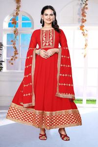 Vestido de Noche Modesto, Hermoso Caftán Marroquí para Mujer en Tela Satinada con Cuentas, Bordado Abierto y Elegante, Modelo 77202 - Product Image 1