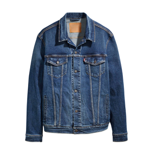 Veste en jean pour hommes grande taille, tissu en gros, personnalisable, échantillon gratuit, meilleure qualité - Product Image 1