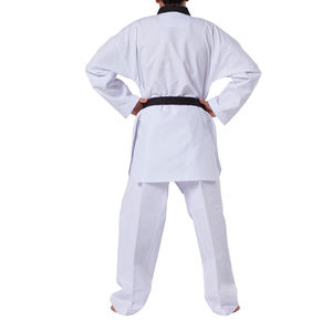 Sportswear Taekwondo Uniform for Adults-Polyester Material Front Logo Quick Dry Customizable Size - Product Image 3