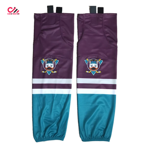 New Best Quality Ice Hockey Sportswear Outdoor Training <b>Socks</b> for Men and Custom Logo Sublimation Printing <b>Socks</b> Sports Wear - Product Image 1