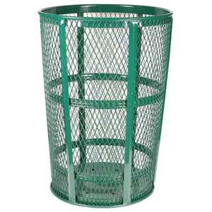 Stainless Steel Trash Can Round Standing Ashtray Waste Bin Storage Container Container For Hotel Lobby Office Floor - Product Image 6