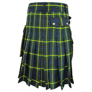 Kilt écossais plissé à carreaux pour homme, en laine, avec contraste de couleurs, idéal pour les mariages traditionnels écossais - Meilleure vente - Product Image 4