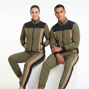 HAWK EYE SPORTS Ensemble de survêtement imperméable, respirant et coupe-vent en nylon, veste zippée 2-en-1 et pantalon, style hip-hop unisexe, poids lourd - Product Image 4