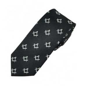 Corbata con Logotipo Personalizado al por Mayor, Nuevo Diseño Masónico, Corbatas Masónicas de la Mejor Calidad - Product Image 1