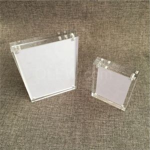 Wholesale Double Sided Clear <b>Acrylic</b> Magnetic Photo Frame Transparent Picture Frame <b>Block</b> Desktop <b>Acrylic</b> Photo Frame For Gift - Product Image 1