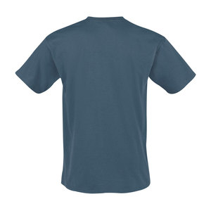 T-shirt Homme Col Rond Manches Courtes 100% Coton Coupe Ample Personnalisable avec Logo Frontal Imprimé en Sérigraphie, Grammage Lourd, Écologique et Séchage Rapide - Product Image 6