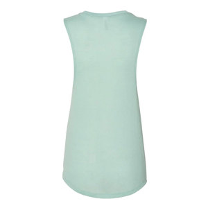 Camiseta sin mangas para mujer 100% algodón de alta calidad, personalizada al por mayor, suave, ecológica, transpirable, con bajo curvo y logo frontal, ideal para verano. - Product Image 2