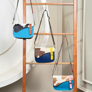 2025 New Designer Cowhide Leather Handbags for Women's Fashion Design Luxury Purses Recycle Leather Ladies Purses and Crossbody - Product Image 5