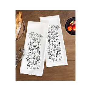 Essuie-tout en coton imprimé alimentaire jaune pour cuisine, thème culinaire, torchon décoratif 100% coton, écologique, fournisseur OEM en gros - Product Image 3