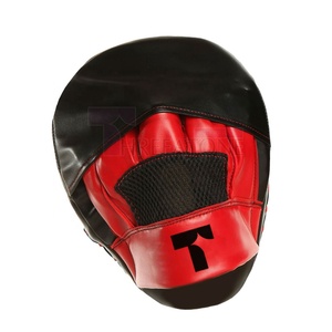 Mitaines de boxe en cuir robustes de haute qualité avec trous d'aération, design respirant pour entraîneurs et athlètes de kickboxing, idéales pour l'hiver - Product Image 5