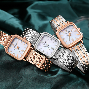 Reloj de Cuarzo Analógico de Acero Inoxidable para Mujer, Modelo 1225, Reloj de Pulsera Femenino de Moda 2023 - Product Image 1