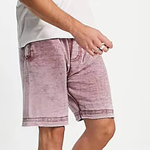 Shorts Acid Wash pour Hommes, Améliorant les Performances, Respirants, Couleur Unie, Style Streetwear, Vente en Gros, Bon Prix - Product Image 3