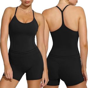 DENEZE SPORTS Mono Deportivo de Yoga de Una Pieza para Mujer, de la Mejor Calidad, Secado Rápido, Sin Mangas, Elástico, para Gimnasio y Entrenamiento - Product Image 1