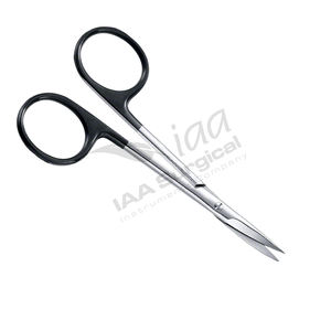 Tijeras Iris Profesionales con Recubrimiento Negro STR CVD, Acero Inoxidable Premium, Instrumentos de Precisión de Alta Calidad para Cirugía Plástica - Product Image 5