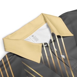 Polo de golf pour homme sur mesure, nouvelle collection 2026, vente en gros, manches courtes, imprimé, séchage rapide, en polyester tissé, style sportif - Product Image 5