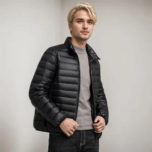 Veste d'hiver légère pour homme, personnalisable, fabriquée en usine, veste de course, logo personnalisé en gros - Product Image 5