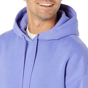 Sweat à capuche d'hiver personnalisé pour homme, couleur lavande |   Pull en polaire surdimensionné |   Vêtement ample et épais 320g, doublé, imperméable et écologique | - Product Image 4