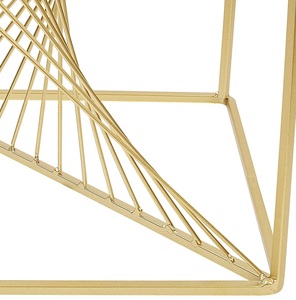 KRAFT WORLD, support de bougie décoratif de luxe moderne en métal doré fait à la main, design géométrique carré à 4 lumières, centre de table pour la maison - Product Image 4