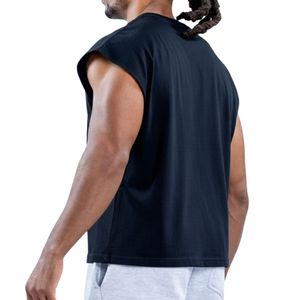 Débardeur de sport pour homme grande taille, gilet de fitness sans manches, t-shirt d'entraînement, logo personnalisé, vierge, OEM ODM, vente en gros - Product Image 4