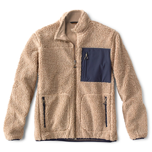 Custom Embroidered Unisex Winter Sherpa Fleece <b>Pullover</b> <b>Jacket</b> Fuzzy Hoodie <b>Men</b> Heavyweight Boxy Fleece Hoodie - Product Image 2