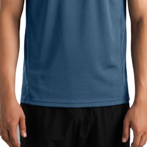 T-shirt pour homme GS Blue Dry-X, léger, respirant, évacuant l'humidité, col rond, manches courtes, fitness, gym, entraînement, vêtements de sport - Product Image 6