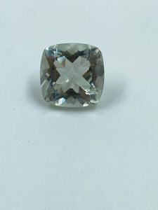 Natural Top Quality Green Amethyst Gemstone Loose Stone 7.31Carat 12MM <b>Cushion</b> Cut Green <b>Colour</b> For Jewelry Making - Product Image 2