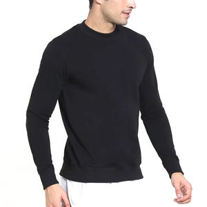 Custom Premium Loopback Sweat Shirt Soft Cotton Crew Neck OEM Apparel Manufacturer Private Label Wholesale Clothing - Product Image 1