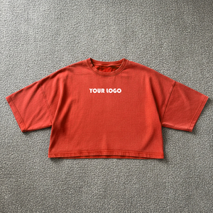 Camisetas Deportivas Cortas para Mujer, Transpirables, de Alta Calidad, 100% Algodón, Secado Rápido, Primavera/Verano, Fabricante de Pakistán - Product Image 1