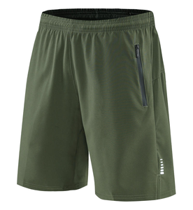 Custom Reflective Plaid <b>Men</b> <b>Bermuda</b> <b>Shorts</b> – 4-Way Stretch, Breathable Quick-Dry Fabric & Drawstring Waist - Product Image 2