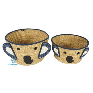 Trending Water Hyacinth Baby Basket Woven Newborn Bassinet Natural Nursery Decor Wholesale Supplier - Product Image 1