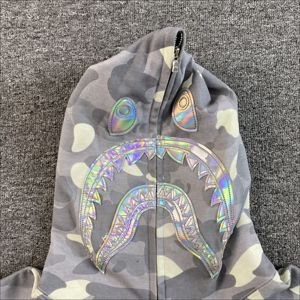 Vêtements de sport Denish sur mesure en gros, sweat à capuche surdimensionné à fermeture éclair pour hommes, broderie vintage, streetwear hip hop, automne - Product Image 5