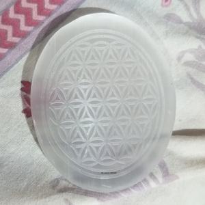 Posavasos de Orgón de Cristal Redondo, 7 Chakras, Estilo Religioso, Cuarzo, Decoración para el Hogar, Rebanada de Piedra Preciosa - Product Image 5