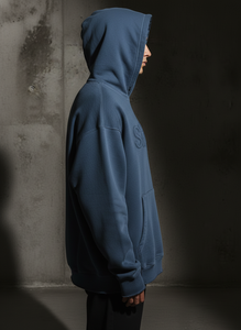 Manufacturer 500GSM Heavyweight Luxury Puff Print Hoodie Men Oversized Embossed Thick Fleece Custom Logo Pullover Sweatshirt OEM - Product Image 3