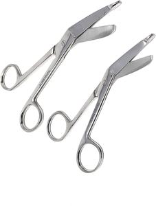 Safety Point 2 Lister Bandage Scissors 4.5" and 7.25" Emt Utility Paramedic Nurse Surgical Dental Instruments - Product Image 2