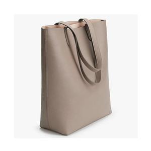 Custom Fashion Designer PU Leather Unisex Casual <b>Tote</b> Bags with Zipper Closure Waterproof Removable Strap - Product Image 3