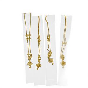Collar Rani Haar de oro de 24 quilates para novias indias, mangalsutra tradicional para mujer, joyería larga para boda, colgante de oro de Dubái - Product Image 1