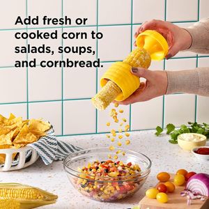 Sbucciatore e Separatore di Mais Cob Plus, Utensile Specializzato con Spingitore di Sicurezza Integrato per Facile Preparazione del Mais sul Pannocchia - Product Image 3