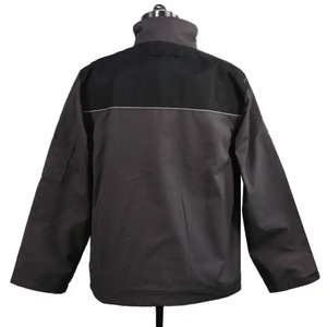 <b>Men's</b> Workwear Style <b>Winter</b> <b>Jacket</b> Stand Collar Zipper Closure Multiple Pockets Windproof Polyester Material - Product Image 5