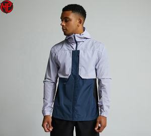 Chaqueta Cortavientos con Capucha Personalizada y Transpirable, Talla Grande, Informal, para Exteriores, 100% Poliéster, Fabricante de Chaquetas Cortavientos - Product Image 1