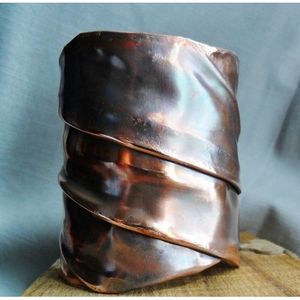 Handcrafted Copper <b>Bracelet</b> with <b>Crystal</b> Unique Elegance and Style Fashion Accessory - Product Image 6